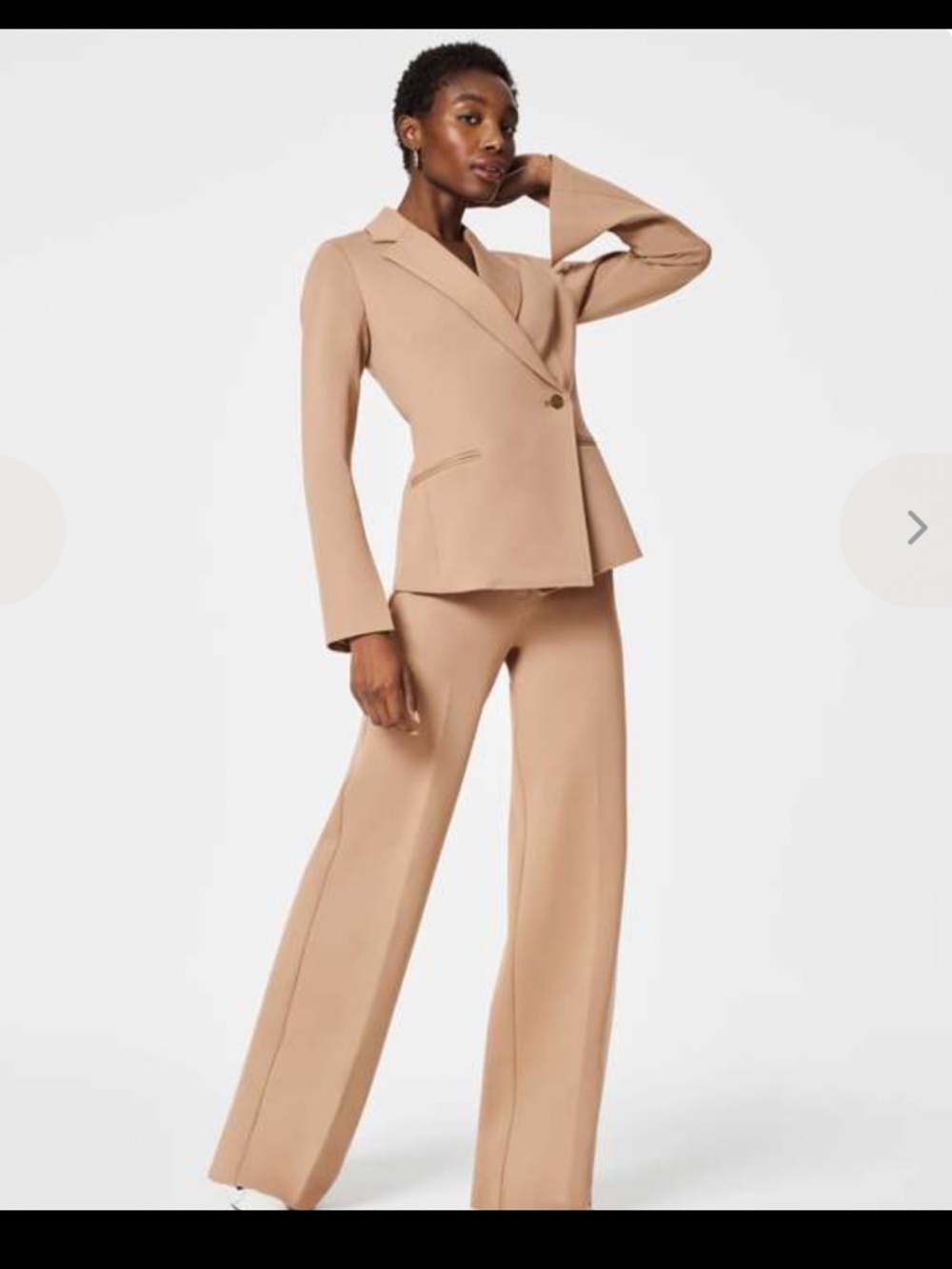SPANX perfect asymmetrical tailored blazer, NTW